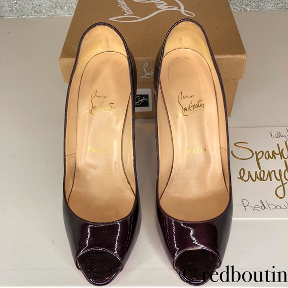 Christian Louboutin peep toe pumps - Picture 4 of 7
